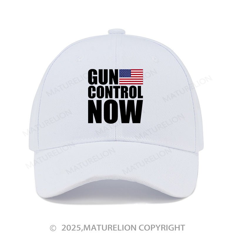 Maturelion Baseball Cap Gun Control Now Cap (Free Customization)
