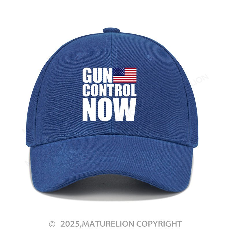 Maturelion Baseball Cap Gun Control Now Cap (Free Customization)