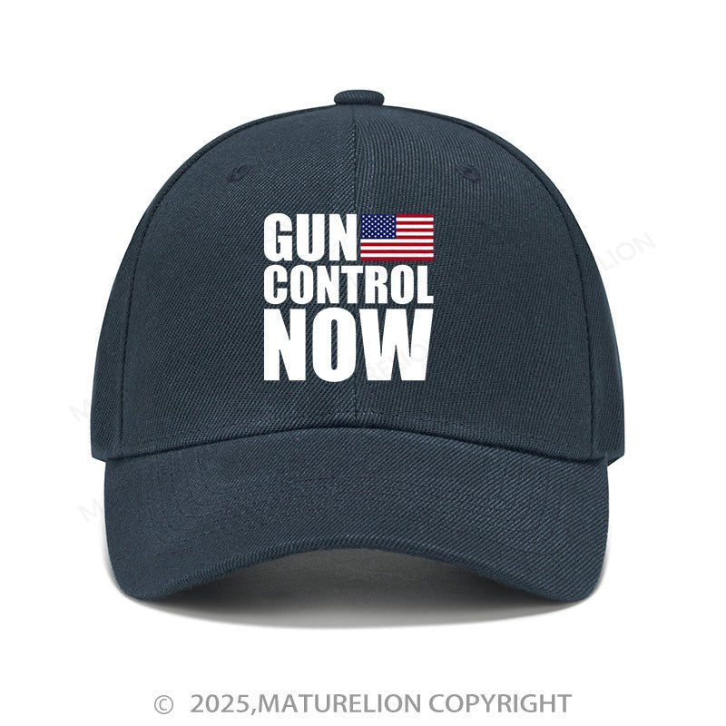Maturelion Baseball Cap Gun Control Now Cap (Free Customization)
