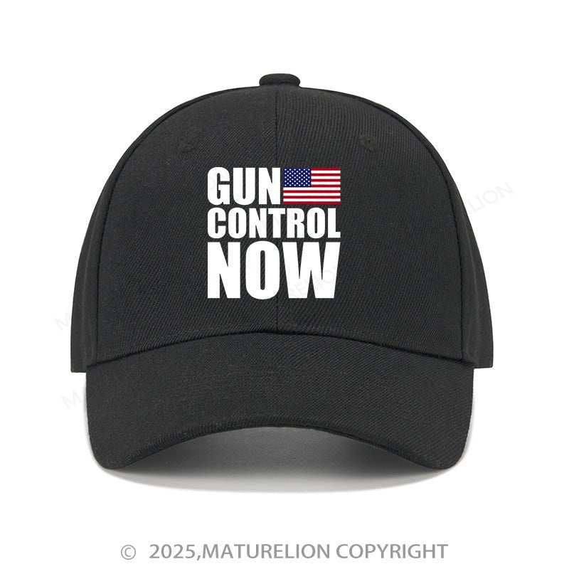 Maturelion Baseball Cap Gun Control Now Cap (Free Customization)