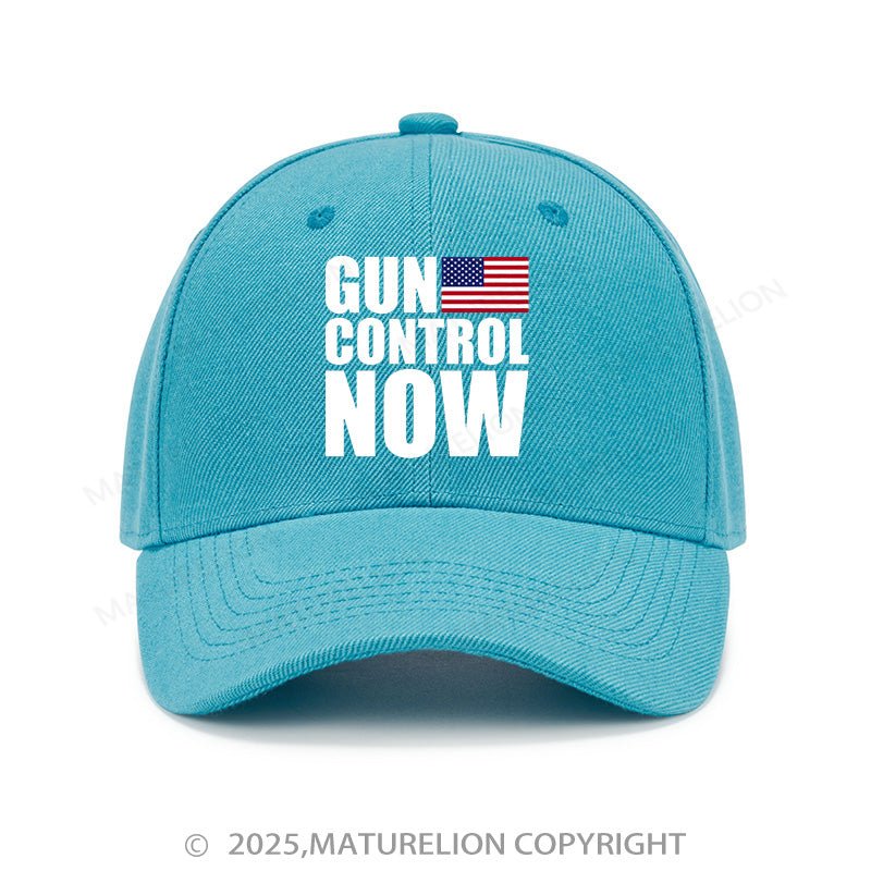 Maturelion Baseball Cap Gun Control Now Cap (Free Customization)