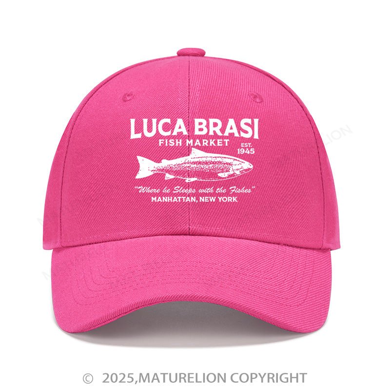 Maturelion Baseball Cap Luca Brasi Fish Market Cap (Free Customization)