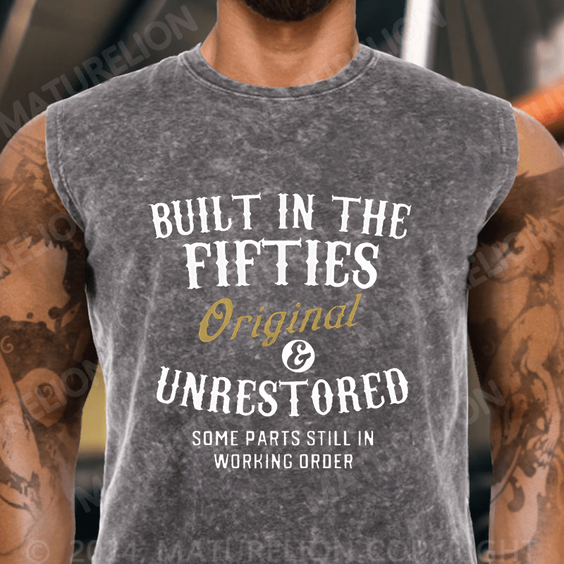 Maturelion Built In The Fifties Original Origin Unrestored Some Parts Still In Working Order Vintage Washed Tank Top