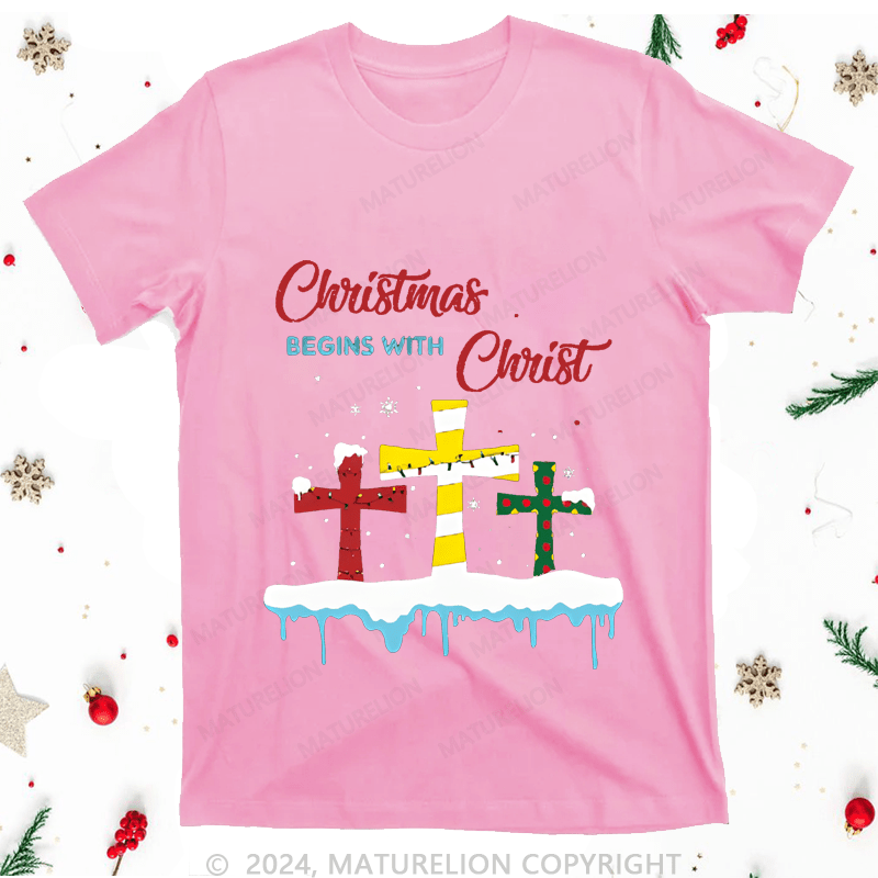 Maturelion Christmas Being With Christ Women T-Shirt