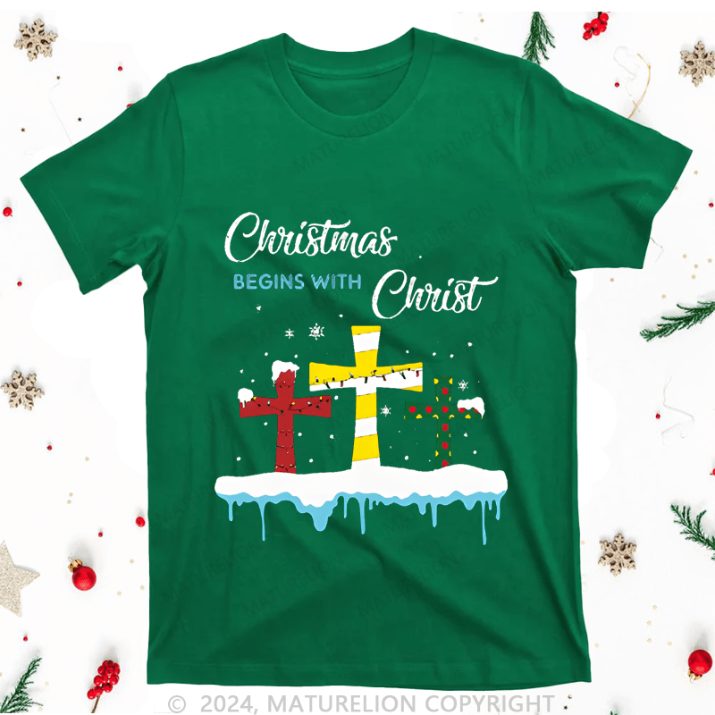Maturelion Christmas Being With Christ Women T-Shirt