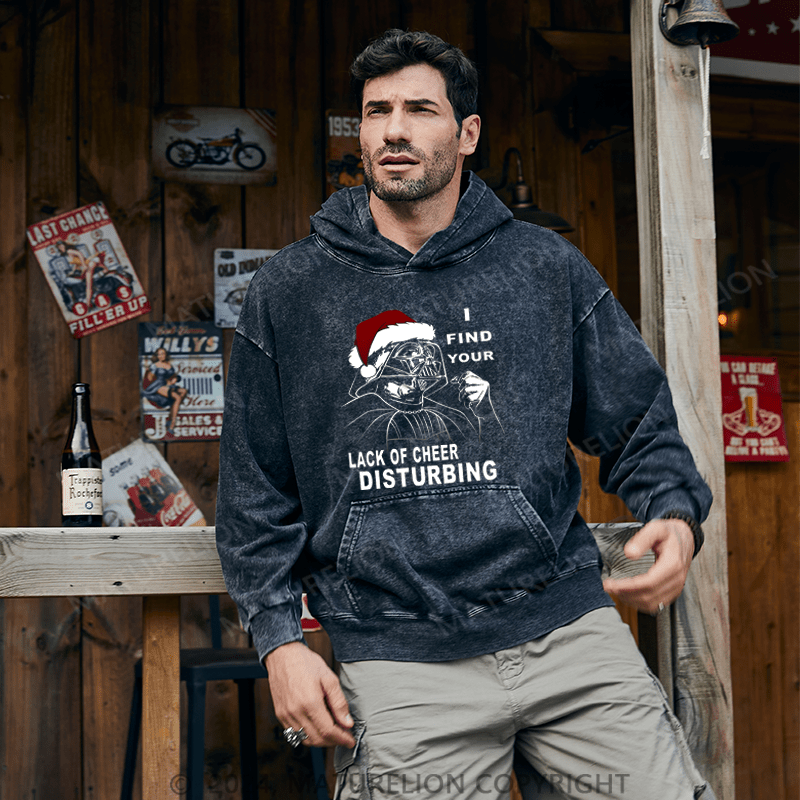 Maturelion Christmas Hoodie I Find Your Lack Of Cheer Disturbing Custom Hoodie