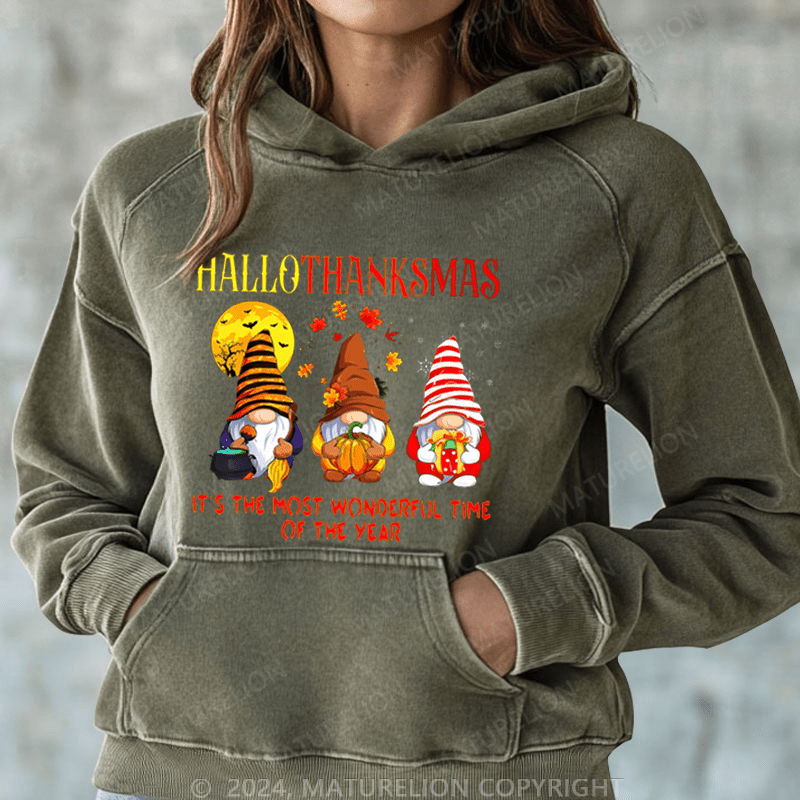 Maturelion Christmas Hoodie It's The Most Wonderful Time Of The Year Women Hoodie