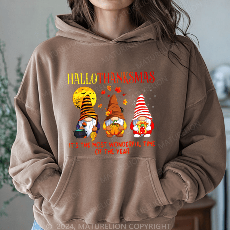 Maturelion Christmas Hoodie It's The Most Wonderful Time Of The Year Women Hoodie