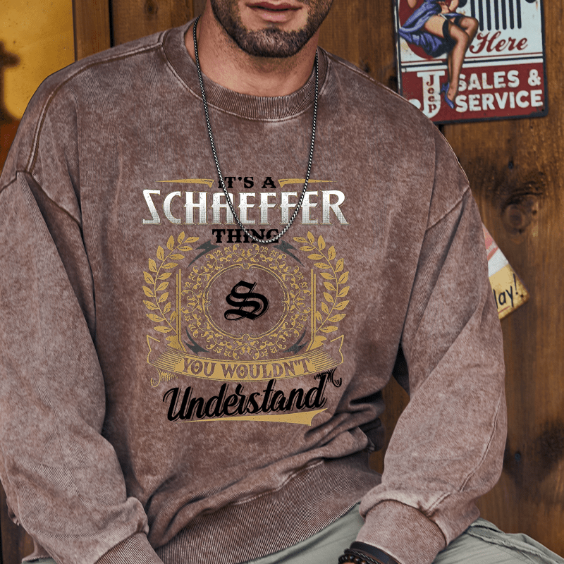 Maturelion Custom Washed Sweatshirt It's A Your Name Thing You Wouldn't Understand Sweatshirt
