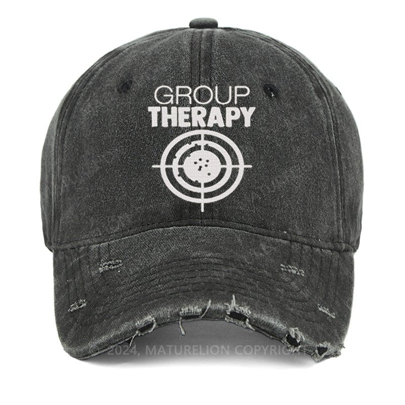 Maturelion Group Therapy Embroidered Washed Vintage Cap