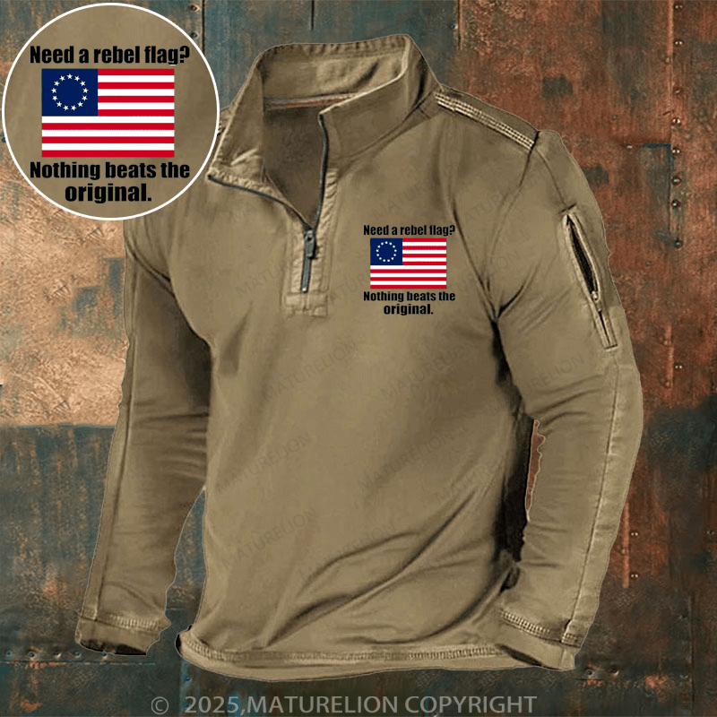 Maturelion Men's Henley Shirt Need a rebel flay?Nothing beats the original. Men's Henley Shirt