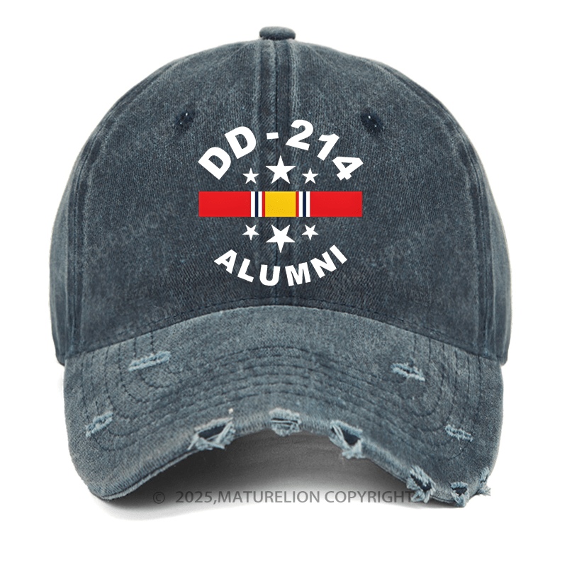 Maturelion Men's Washed Cap DD-214 Alumni Cap