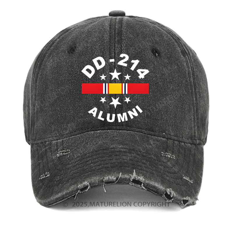Maturelion Men's Washed Cap DD-214 Alumni Cap