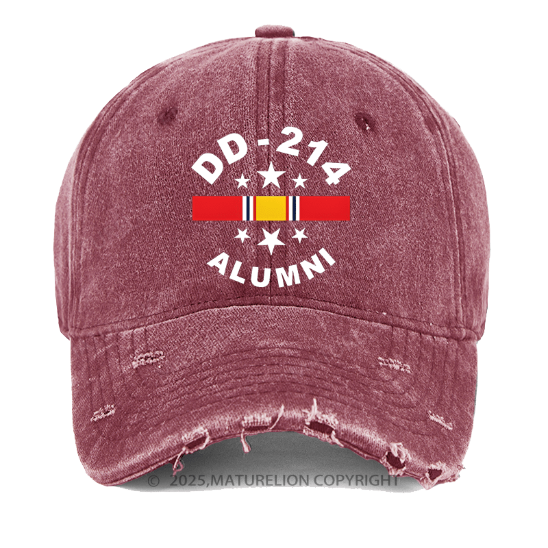 Maturelion Men's Washed Cap DD-214 Alumni Cap