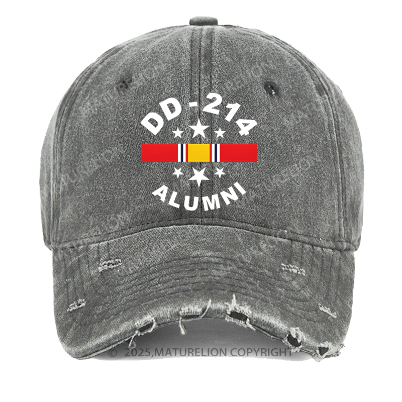 Maturelion Men's Washed Cap DD-214 Alumni Cap