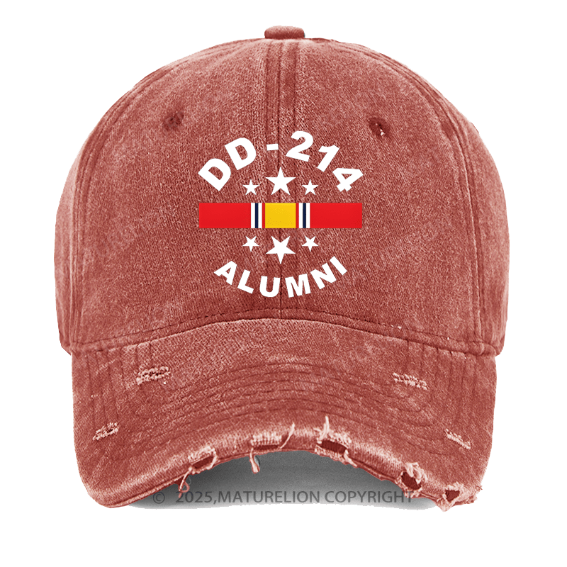 Maturelion Men's Washed Cap DD-214 Alumni Cap