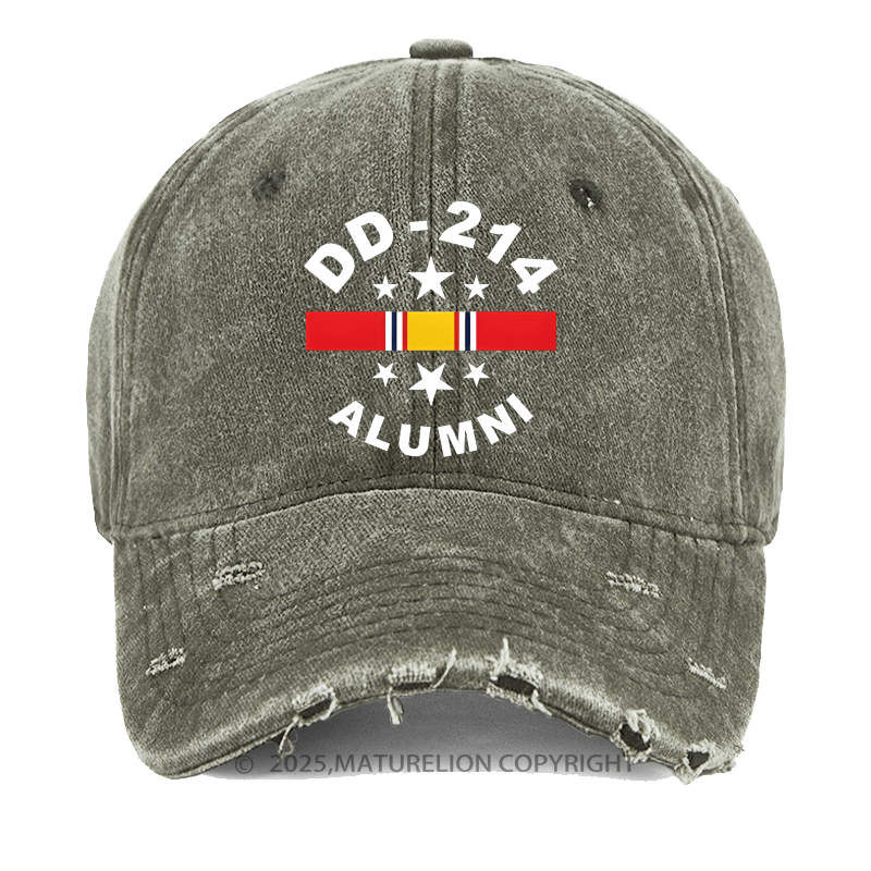 Maturelion Men's Washed Cap DD-214 Alumni Cap