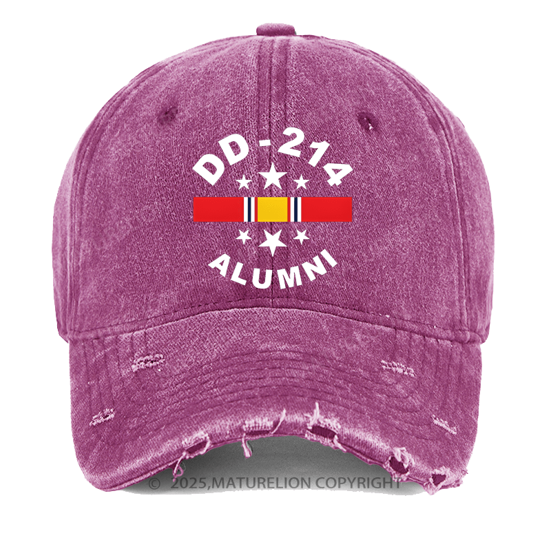 Maturelion Men's Washed Cap DD-214 Alumni Cap