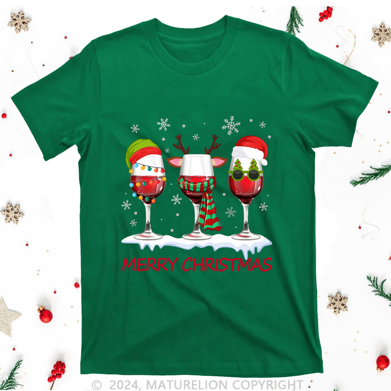 Maturelion Merry Christmas Women T-Shirt