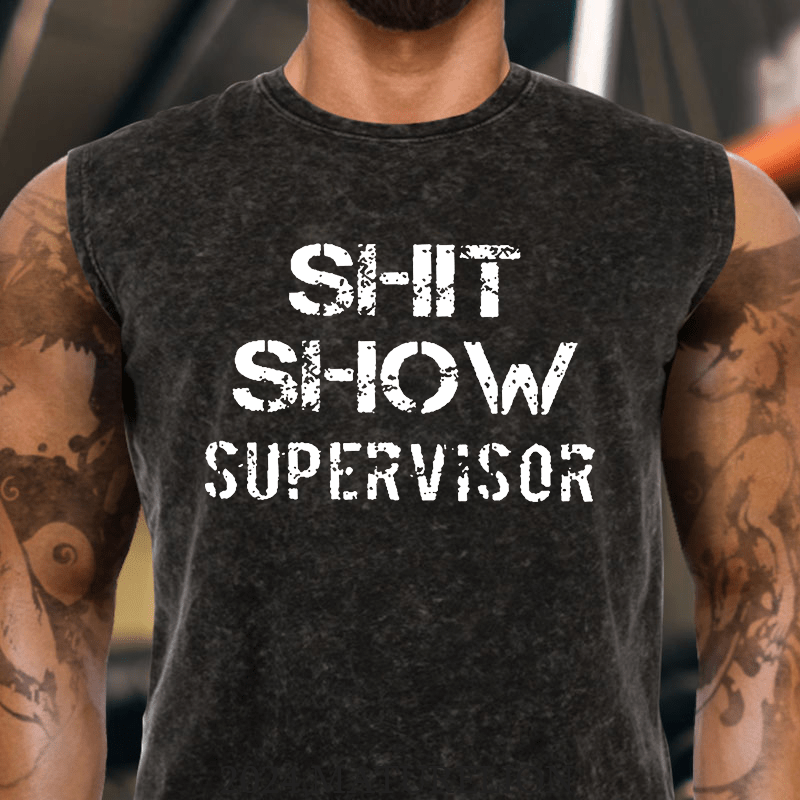 Maturelion Sh*t Show Supervisor Cotton Tank Top