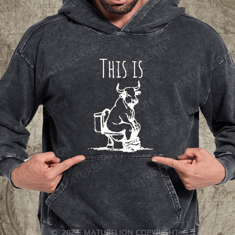 Maturelion This Is Bullshit Washed Custom Hoodies