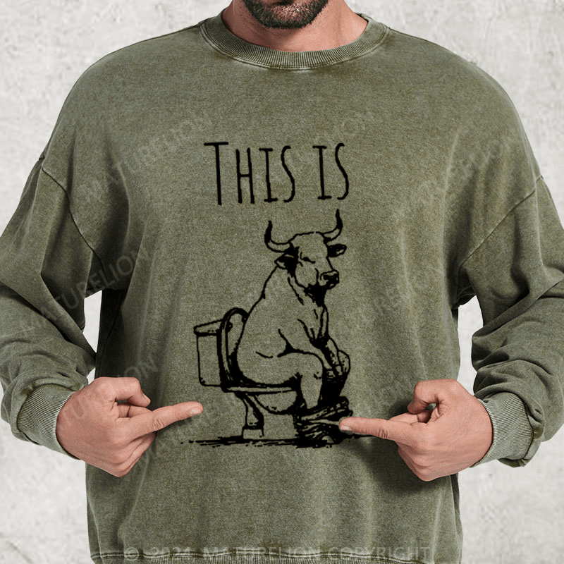 Maturelion This Is Bullshit Washed Sweatshirt