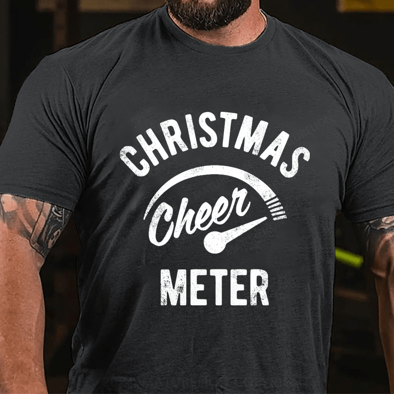 Maturelion Christmas Cheer Meter T-Shirt (Free Customization)