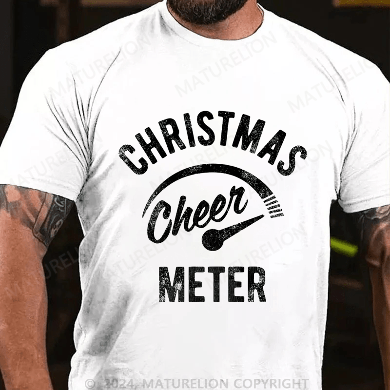 Maturelion Christmas Cheer Meter T-Shirt (Free Customization)