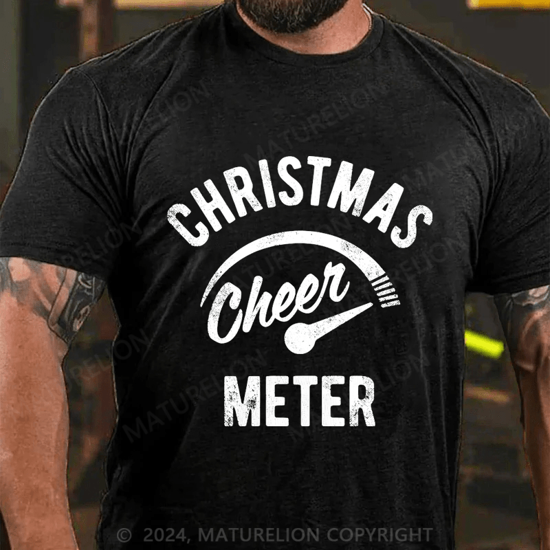 Maturelion Christmas Cheer Meter T-Shirt (Free Customization)