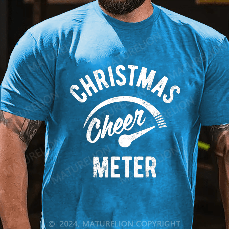 Maturelion Christmas Cheer Meter T-Shirt (Free Customization)