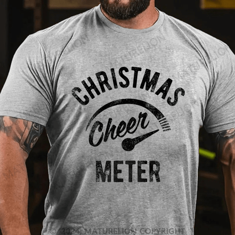 Maturelion Christmas Cheer Meter T-Shirt (Free Customization)