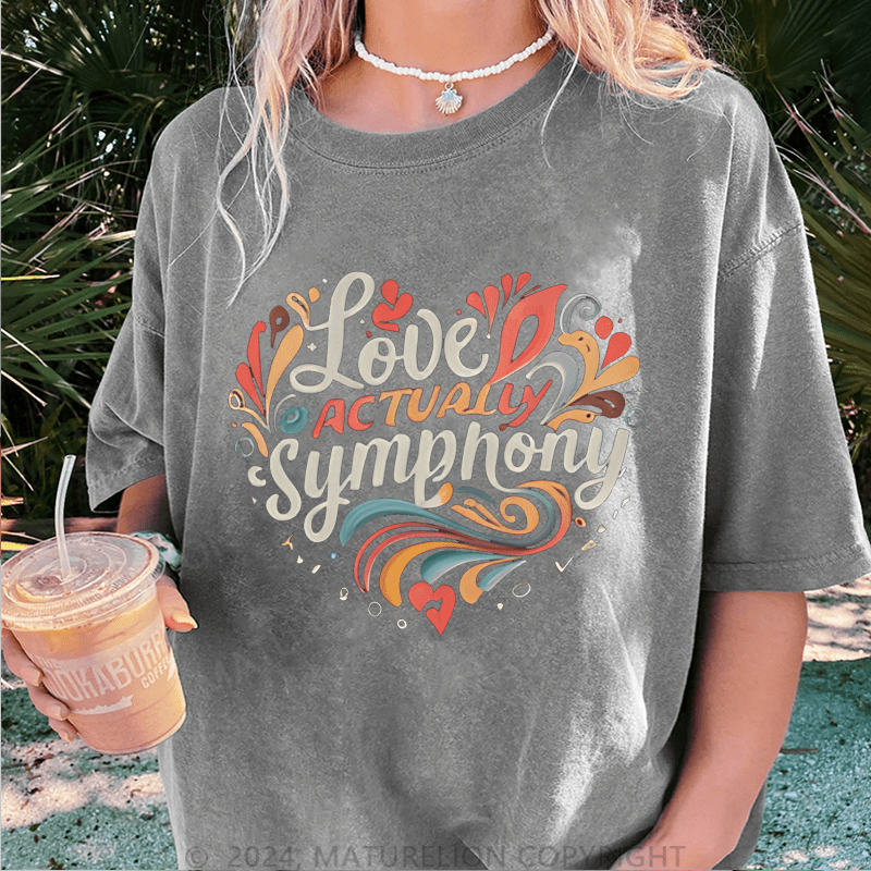 Maturelion Christmas T-Shirt Love Actually Women T-Shirt