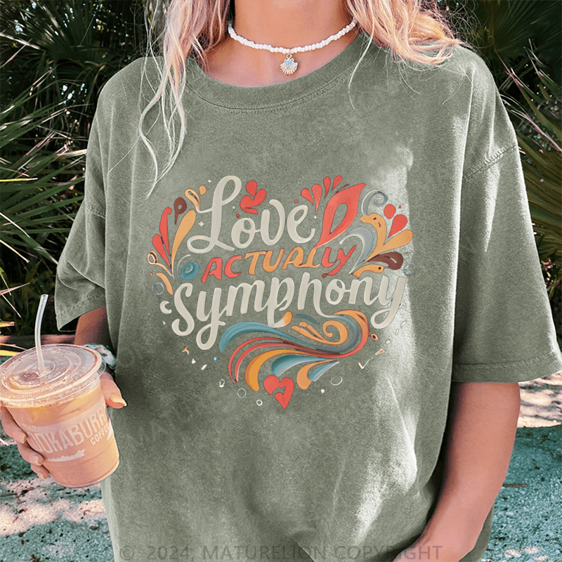 Maturelion Christmas T-Shirt Love Actually Women T-Shirt