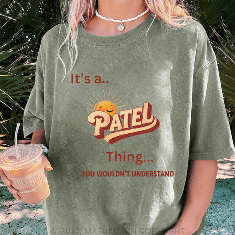 Maturelion Custom Women T-Shirt It's A Your Name Thing You Wouldn't Understand Funny Women T-Shirt
