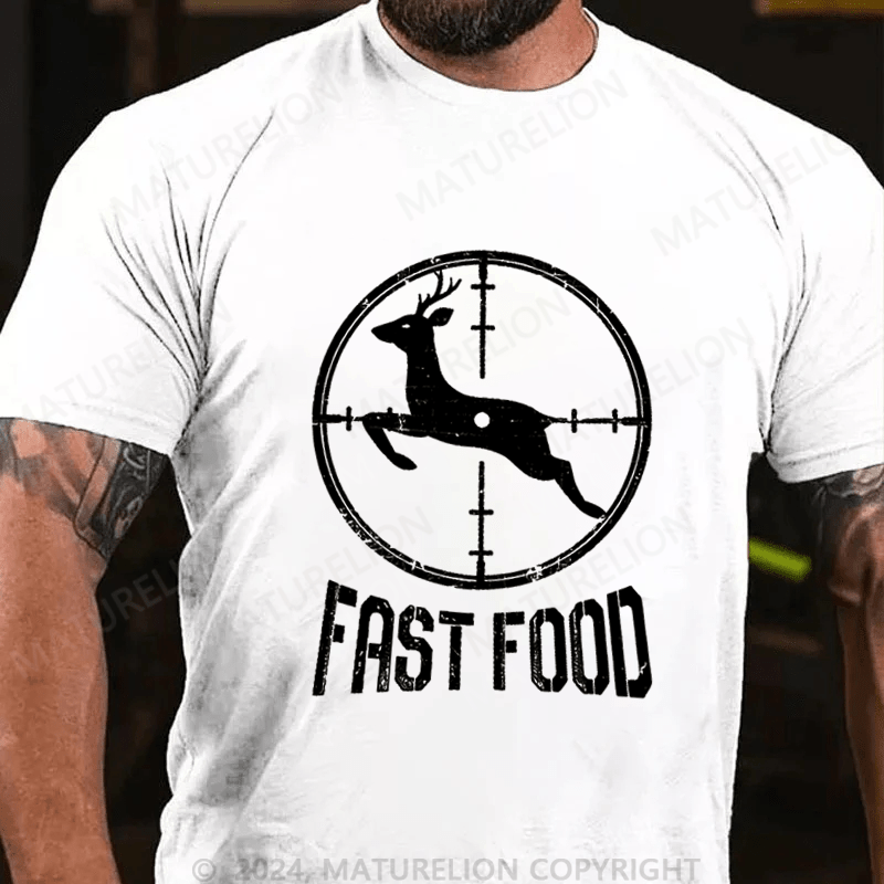 Maturelion Fast Food Cotton T-shirt
