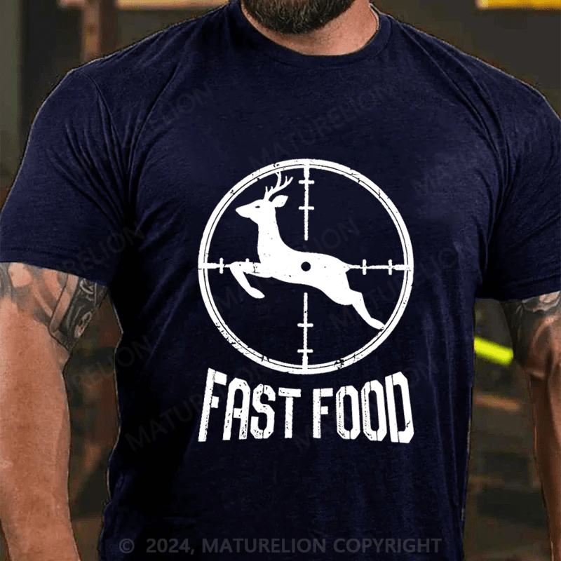 Maturelion Fast Food Cotton T-shirt
