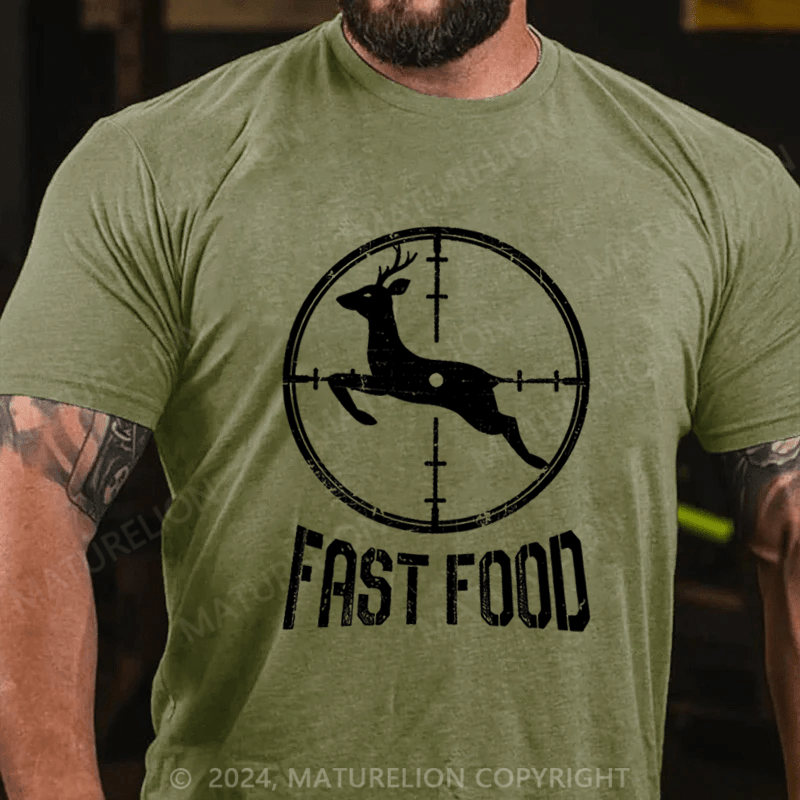 Maturelion Fast Food Cotton T-shirt