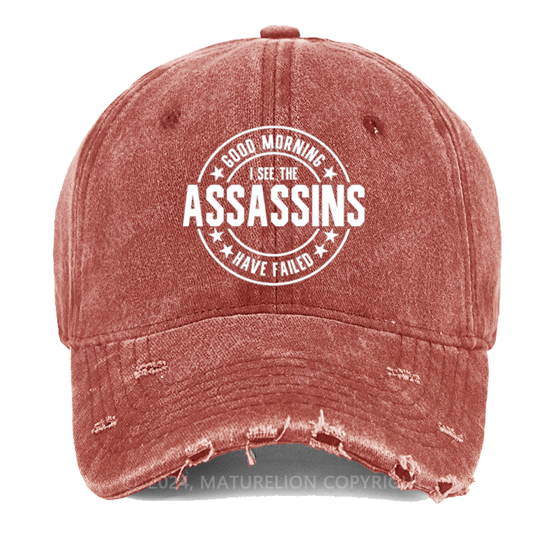 Maturelion Good Morning I See The Assassins Have Failed Washed Vintage Cap