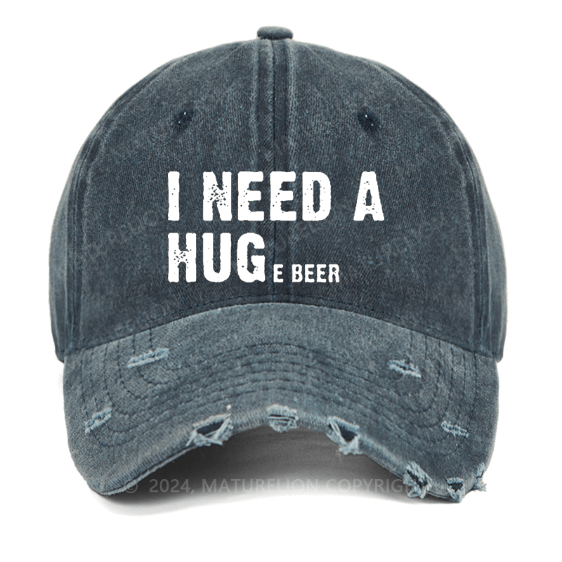 Maturelion I Need A Huge Beer Washed Vintage Cap