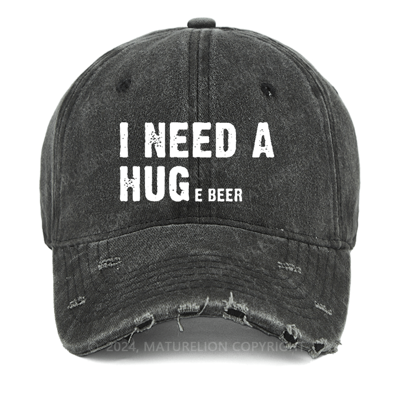 Maturelion I Need A Huge Beer Washed Vintage Cap