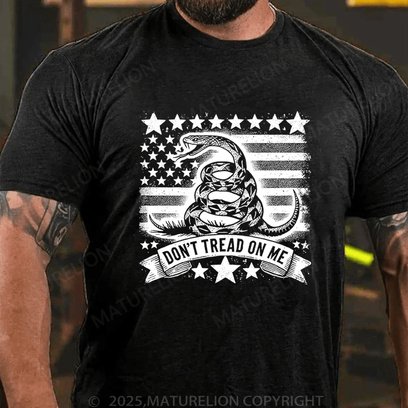 Maturelion Men's T-Shirt Don'T Tread On Me T-Shirt