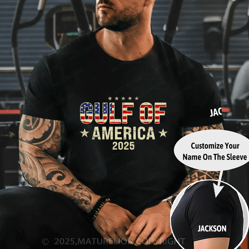 Maturelion Men's T-Shirt Gulf Of America T-Shirt (Free Customization)