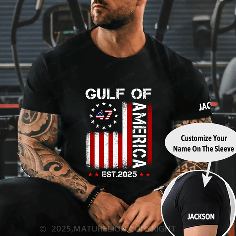 Maturelion Men's T-Shirt Gulf Of America T-Shirt (Free Customization)