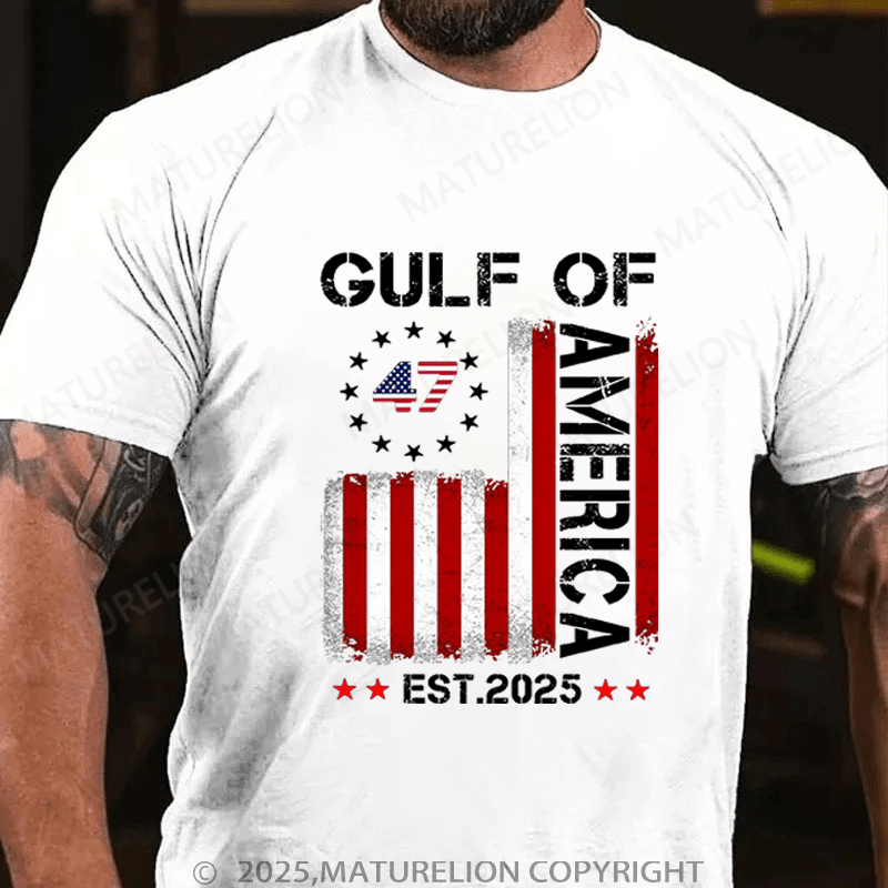 Maturelion Men's T-Shirt Gulf Of America T-Shirt (Free Customization)