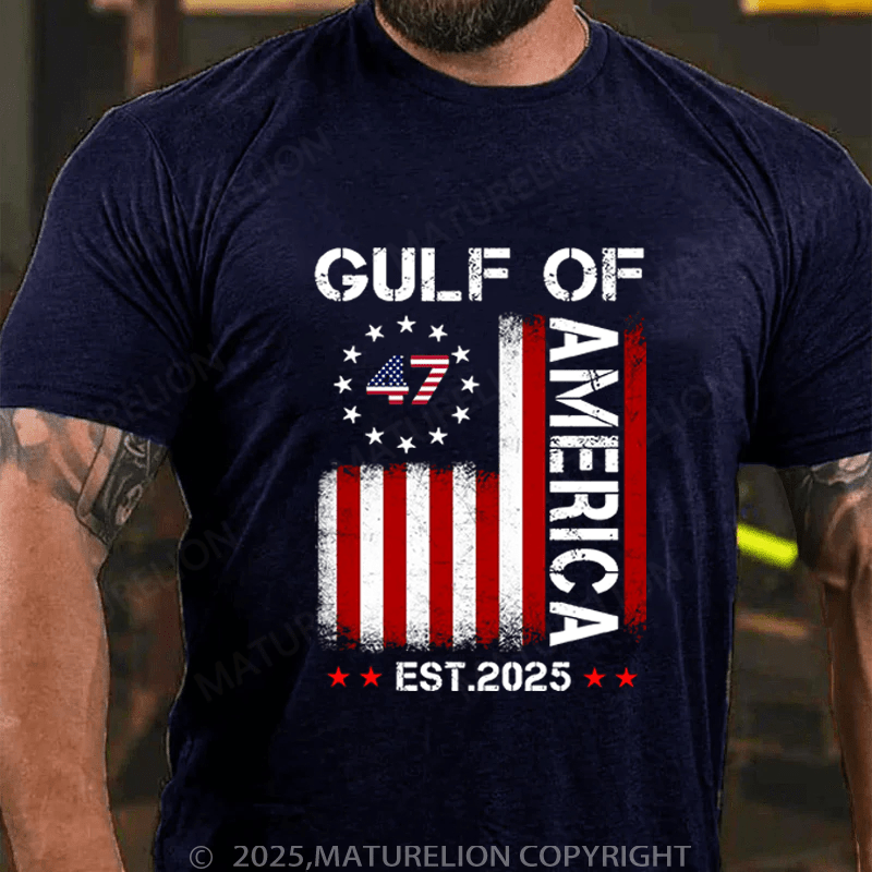 Maturelion Men's T-Shirt Gulf Of America T-Shirt (Free Customization)