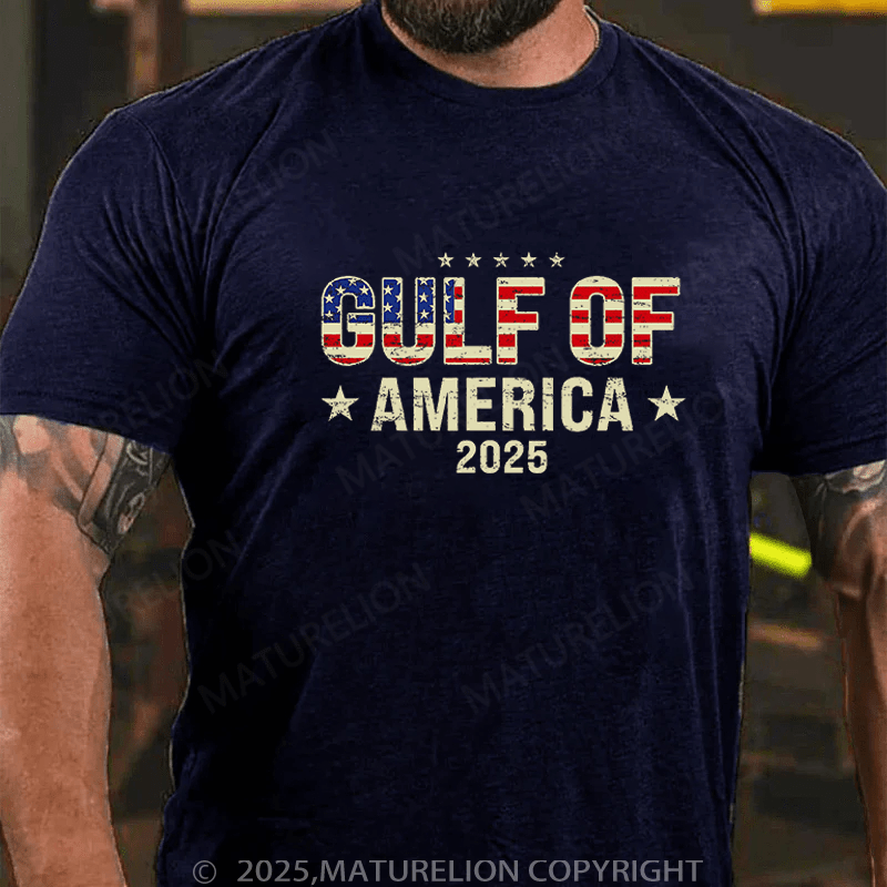 Maturelion Men's T-Shirt Gulf Of America T-Shirt (Free Customization)