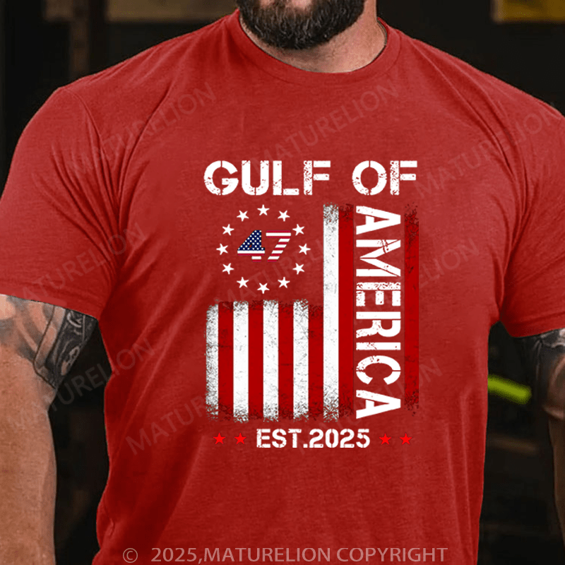 Maturelion Men's T-Shirt Gulf Of America T-Shirt (Free Customization)