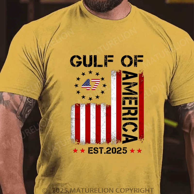 Maturelion Men's T-Shirt Gulf Of America T-Shirt (Free Customization)