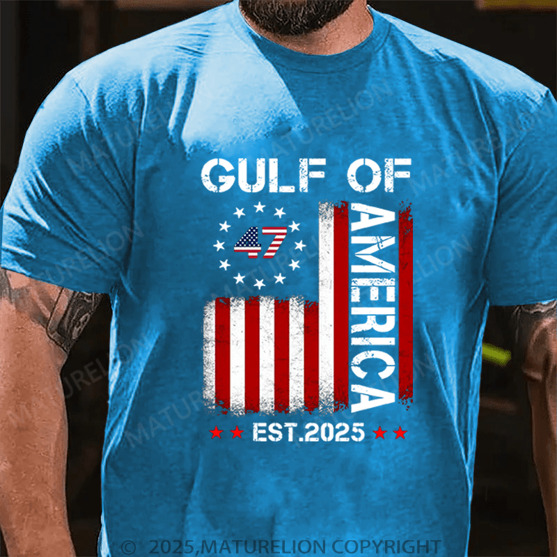 Maturelion Men's T-Shirt Gulf Of America T-Shirt (Free Customization)