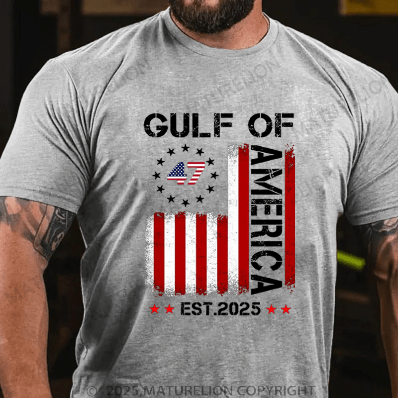 Maturelion Men's T-Shirt Gulf Of America T-Shirt (Free Customization)